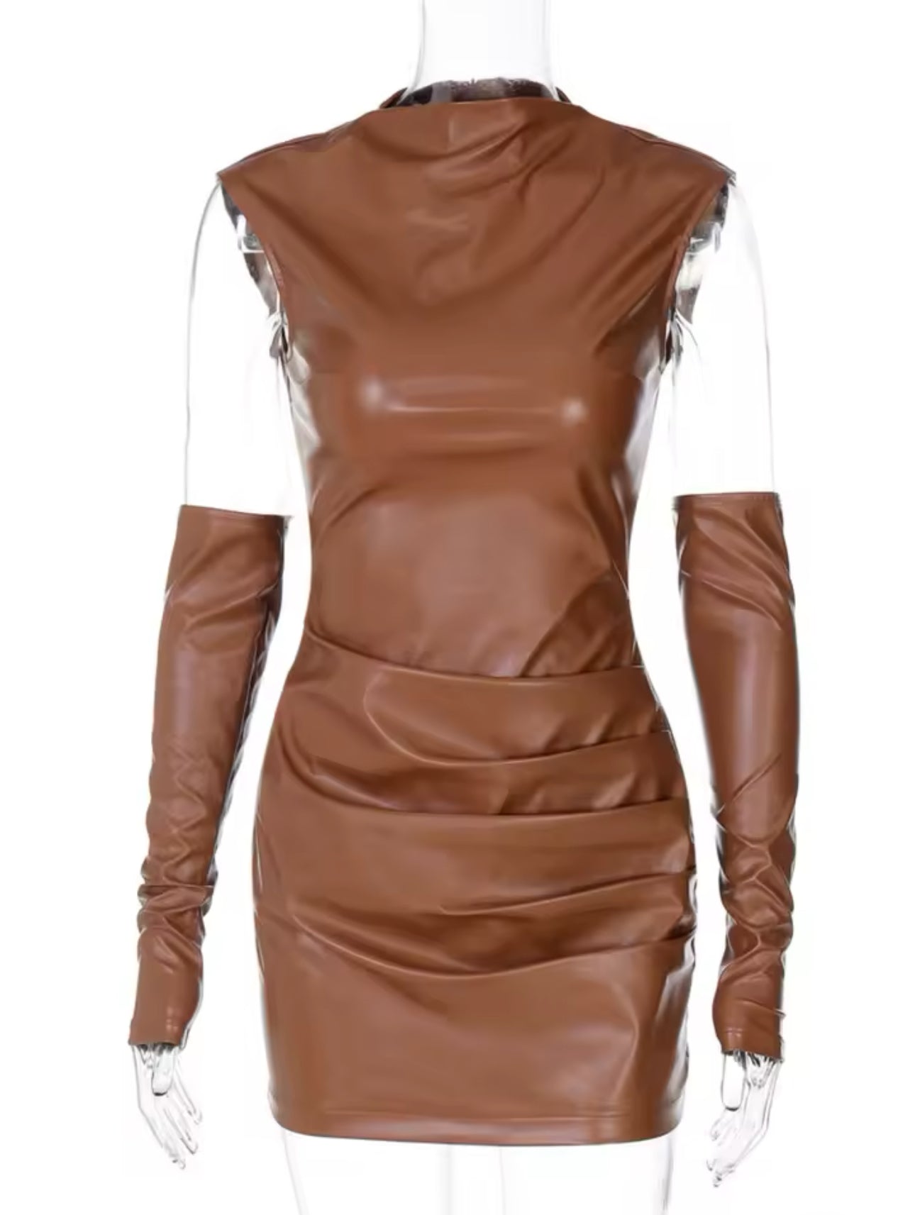 Leather Mini Dress