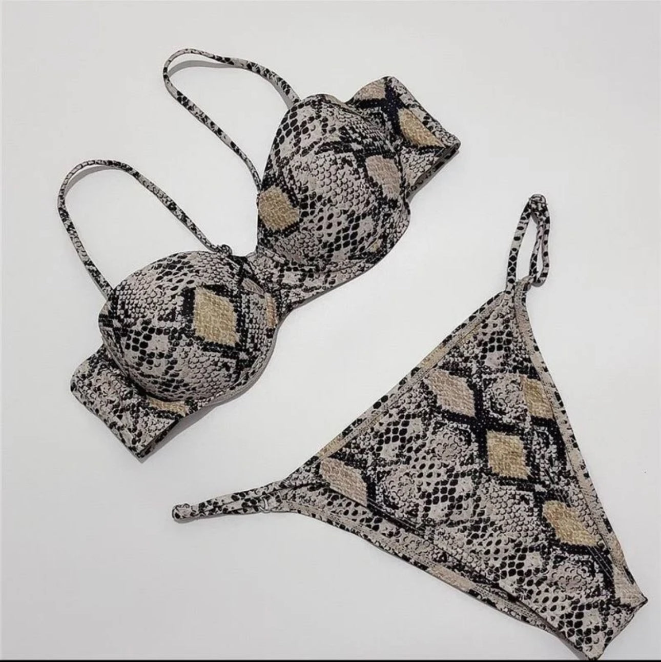 Snake Print Bikini