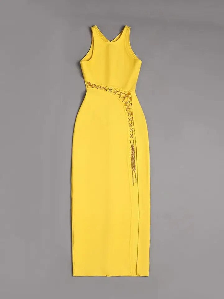 Spring Chain Detail Dress